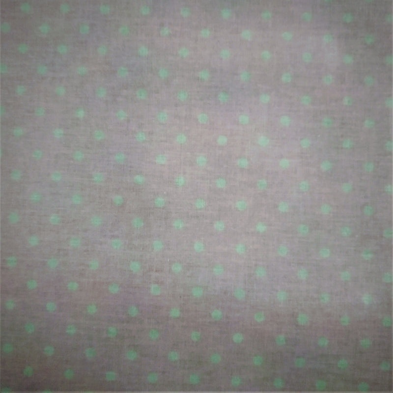 Fryetts Tiny Polka Dot Baby Pink Oilcloth Tablecloth 200cm x 132cm - Warehouse Clearance