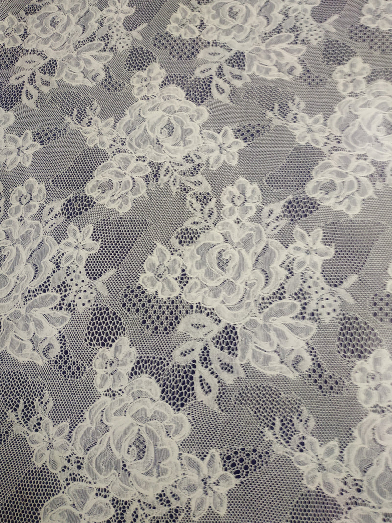 Orla Lace Pattern Dark Blue Vinyl Oilcloth Tablecloth