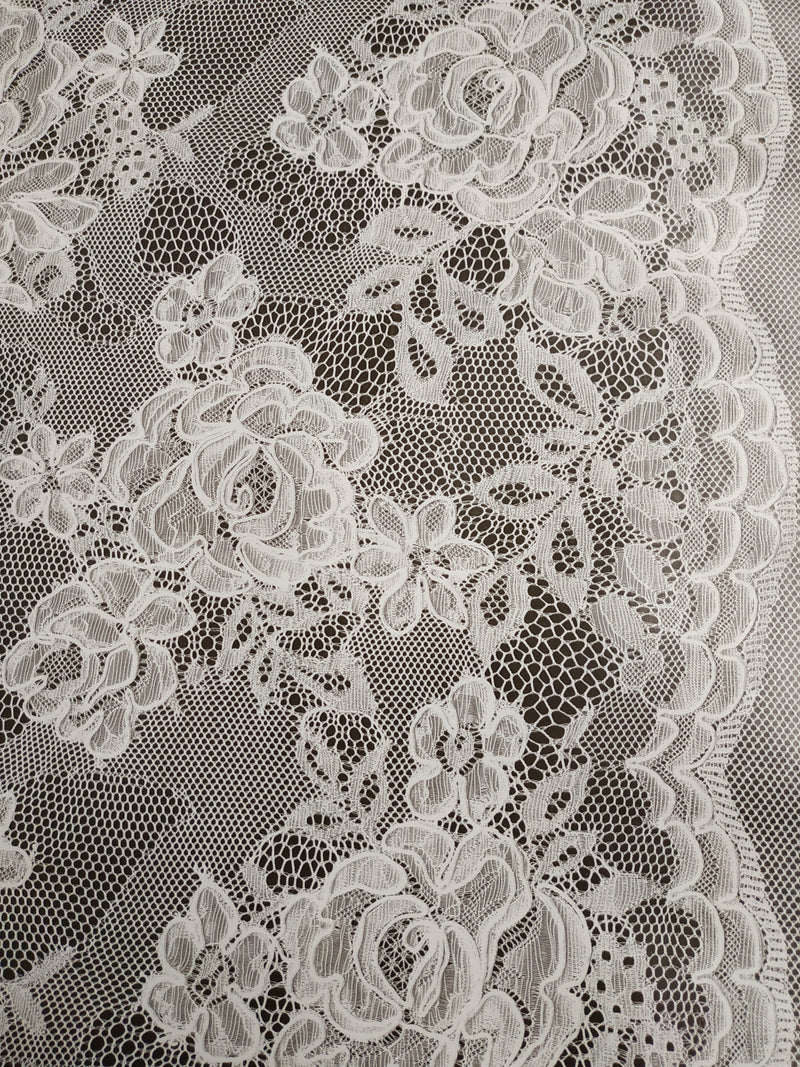 Orla Lace Pattern Charcoal Grey Vinyl Oilcloth Tablecloth