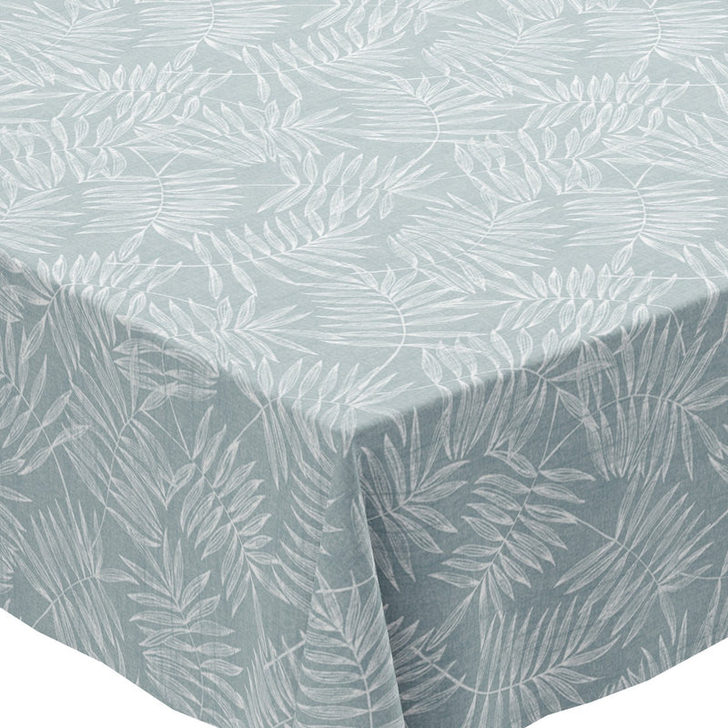 Olivia Duckegg Palm Leaf Leaves PVC Vinyl Oilcloth Tablecloth