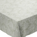 Olivia Green Palm Leaf Leaves PVC Vinyl Oilcloth Tablecloth