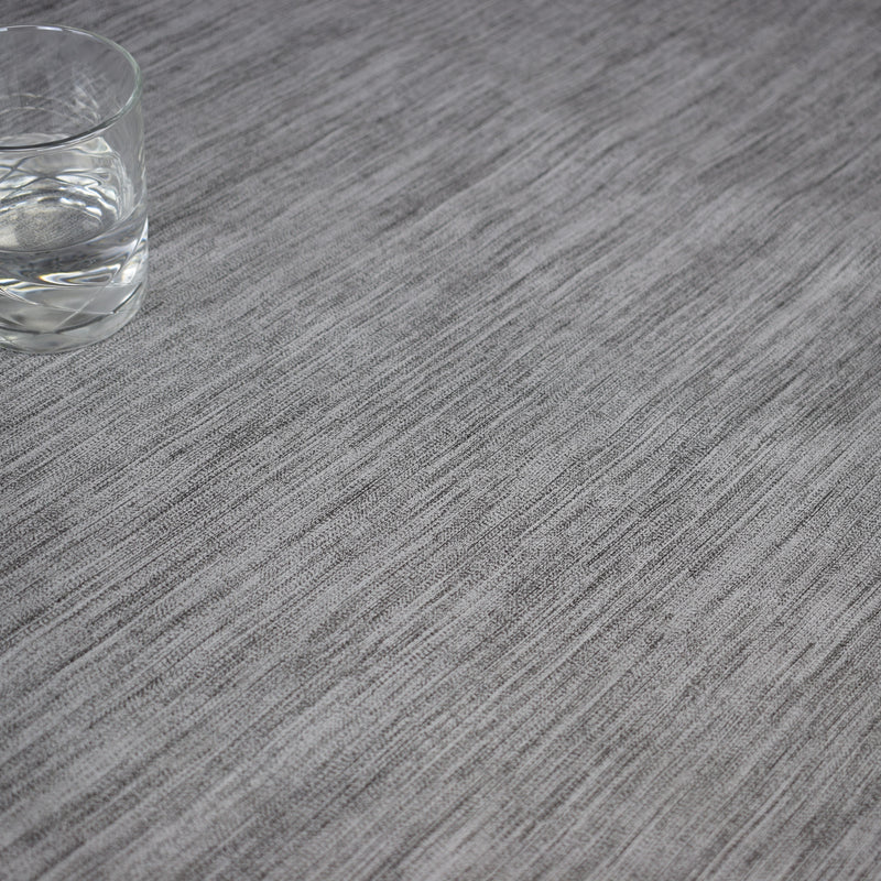 Wider Width Grey Linen Tex  PVC Vinyl Oilcloth Tablecloth 160cm wide