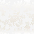 White on White  Floral Classic Damask Pattern PVC Vinyl Tablecloth 20 Metres x 140cm