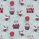 Santa Lapland Duckegg Christmas Vinyl Oilcloth Tablecloth