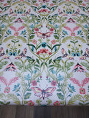 Clarke and Clarke Pieris Smoke Grey Oilcloth Tablecloth