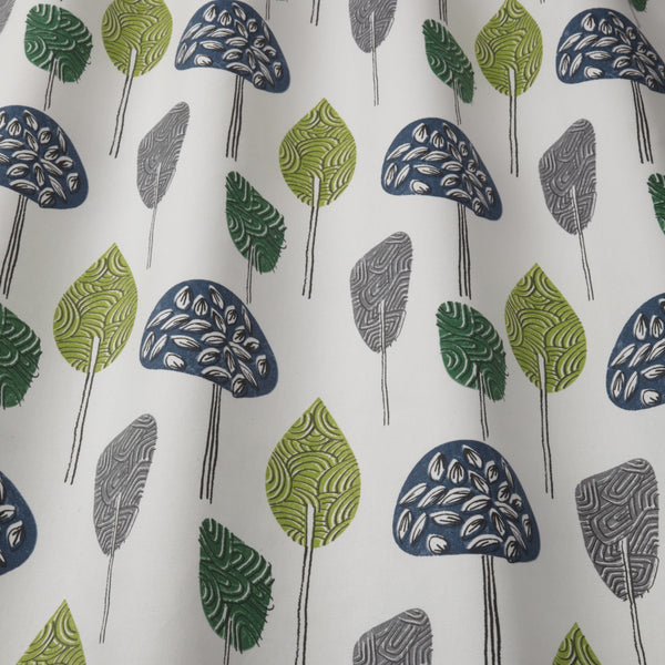Scandi Trees Emerald 100% Cotton Fabric by I-Liv SMD