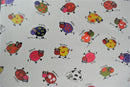 Funky Cow Multi  PVC Vinyl Tablecloth 20 Metres x 140cm