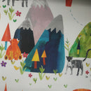 Away We Go 100% Cotton Digital Print Fabric by Prestigious Textiles