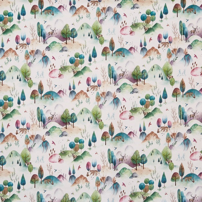 Woodland Walk 100% Cotton Digital Print Fabric by Prestigious Textiles