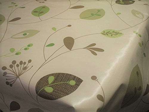 Leaves and Stems Vinyl Tablecloth Roll  20 Metres x 140cm
