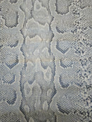 Snakeskin Print Beige Textured   Vinyl Tablecloth