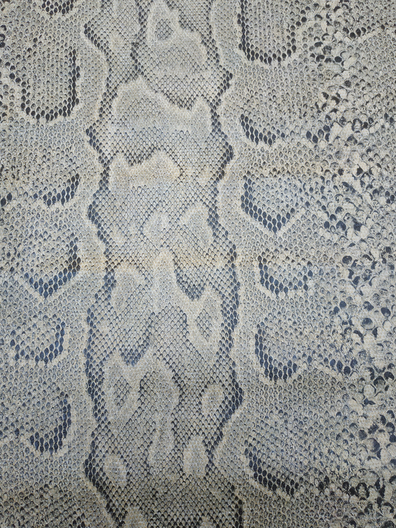 Snakeskin Print Beige Textured   Vinyl Tablecloth