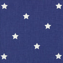 Twinkle Star Denim Blue 100% Cotton Fabric by Prestigious