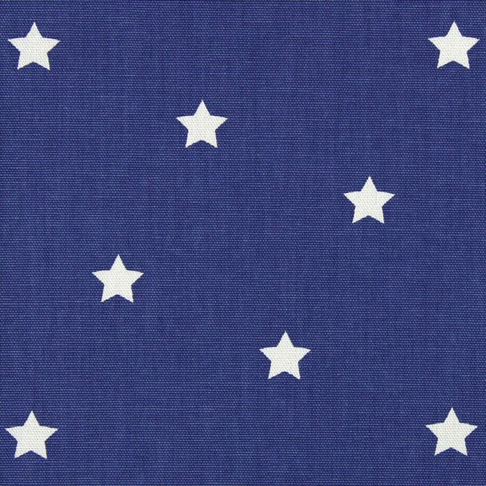 Twinkle Star Denim Blue 100% Cotton Fabric by Prestigious