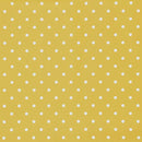 Dotty Ochre 100% Cotton Fabric by Clarke and Clarke