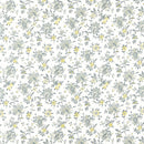 Round PVC Tablecloth Clarke and Clarke Ornella Charcoal Grey Chartreuse Oilcloth 132cm