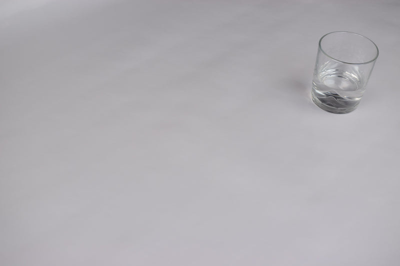 Plain Silver Grey Vinyl Oilcloth Tablecloth