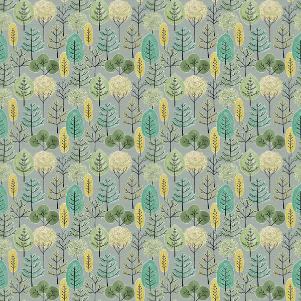 Round PVC Tablecloth Lyall Pine Voyage Oilcloth 140cm