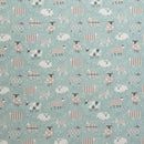 Round PVC Tablecloth Baa Baa Sheep Duckegg Oilcloth 132cm SMD I-Liv