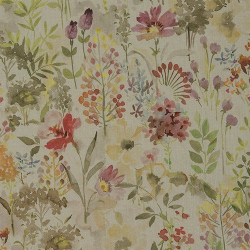 Round PVC Tablecloth Aylesbury Autumn Oilcloth 132cm Fryetts Fabrics