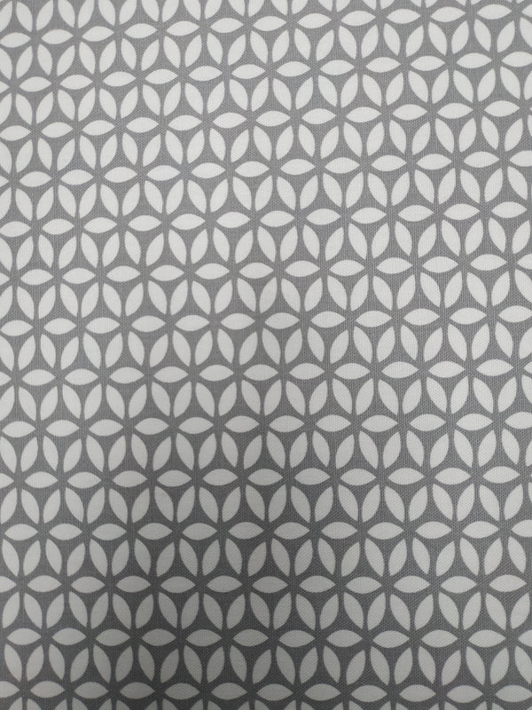 Geo Geometric Grey 100% Cotton Fabric by Clarke and Clarke