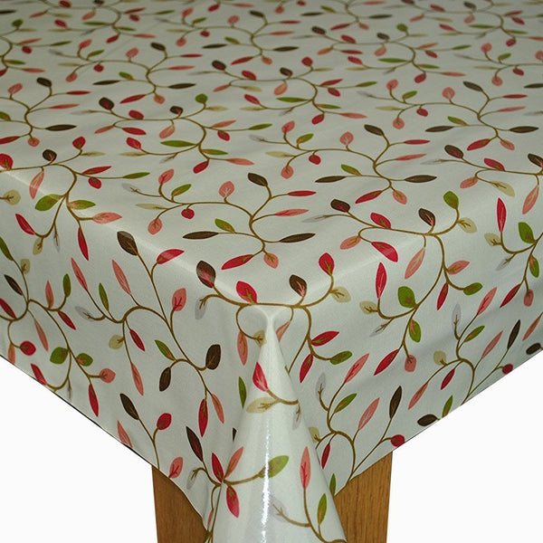 Round PVC Tablecloth Juliet Oilcloth 132cm