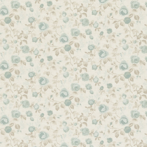 Round PVC Tablecloth Clarke and Clarke Maude Mineral  Oilcloth 132cm