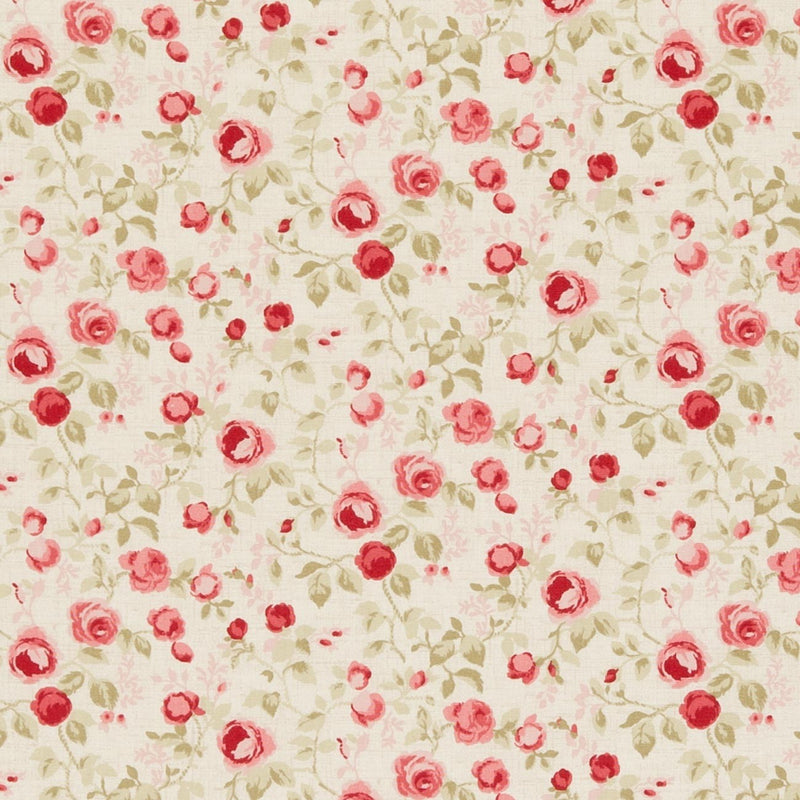 Round Wipe Clean Tablecloth PVC Oilcloth  132cm Maude Old Rose