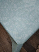 Duckegg Leaf Design Vinyl Oilcloth Tablecloth