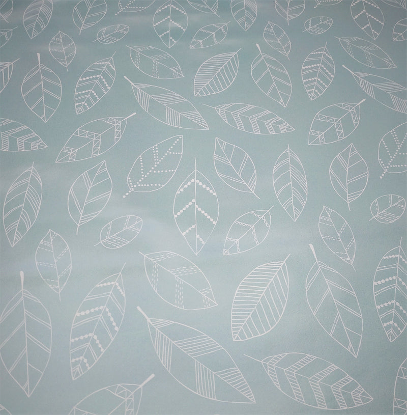 Duckegg Leaf Design Vinyl Oilcloth Tablecloth