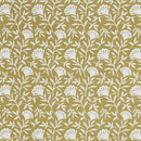 Square PVC Tablecloth Clarke and Clarke Melby Ochre Oilcloth 132cm