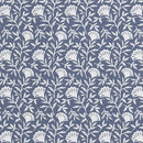 Square PVC Tablecloth Clarke and Clarke Melby Midnight Oilcloth 132cm