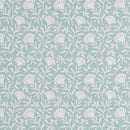 Square PVC Tablecloth Clarke and Clarke Melby Mint Oilcloth 132cm