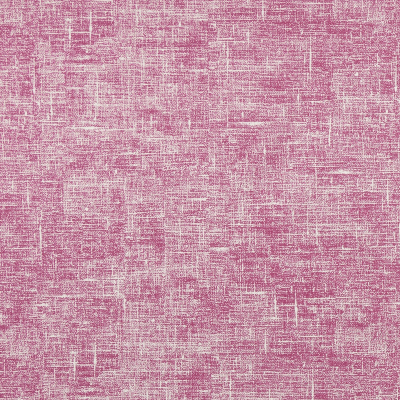 Round PVC Tablecloth Linum Fuschia Oilcloth 132cm