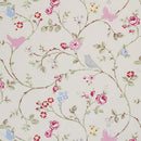 Bird Trail Grey 100% Cotton Fabric by Clarke and Clarke