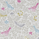Bird Song Summer 100% Cotton Fabric by Clarke and Clarke