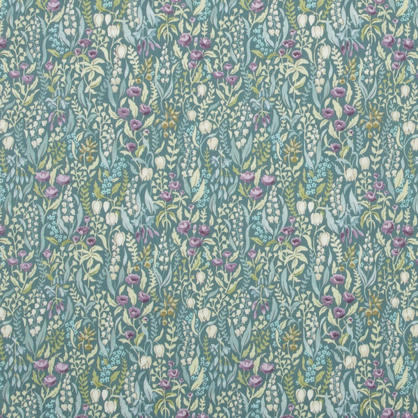 Square PVC Tablecloth Kelmscott Jade Oilcloth 132cm by i-liv