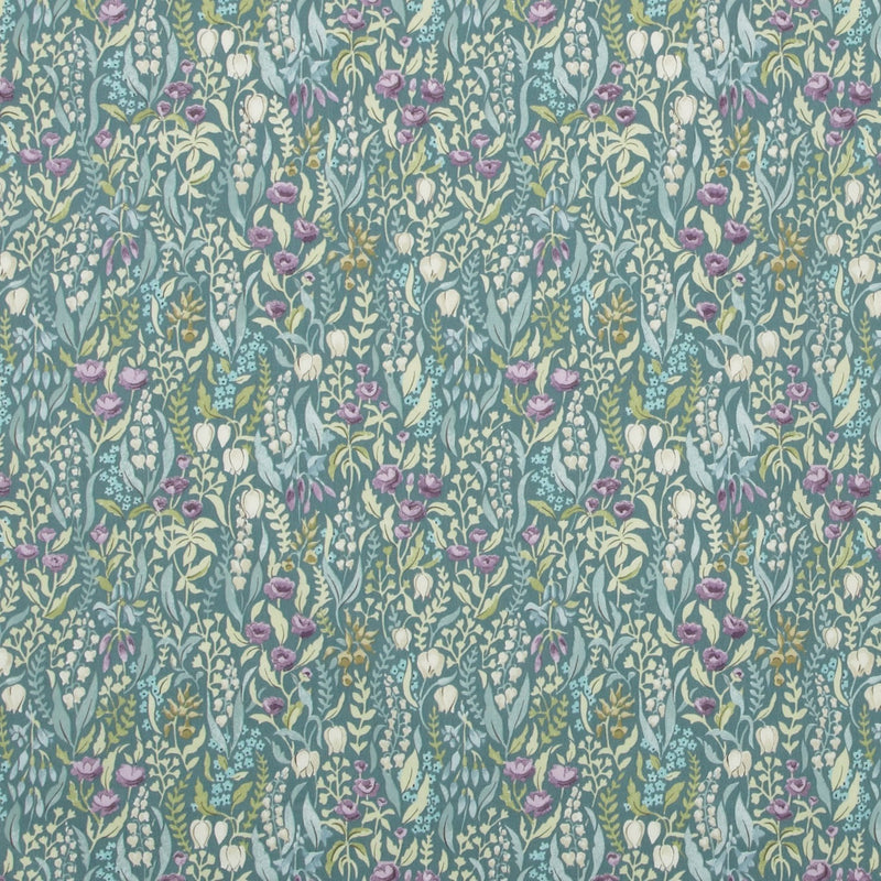 Square PVC Tablecloth Kelmscott Jade Oilcloth 132cm by i-liv