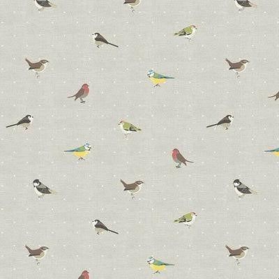 Fryetts Little Garden Birds  Oilcloth Tablecloth
