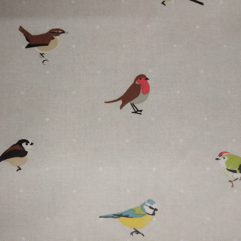 Fryetts Little Garden Birds  Oilcloth Tablecloth
