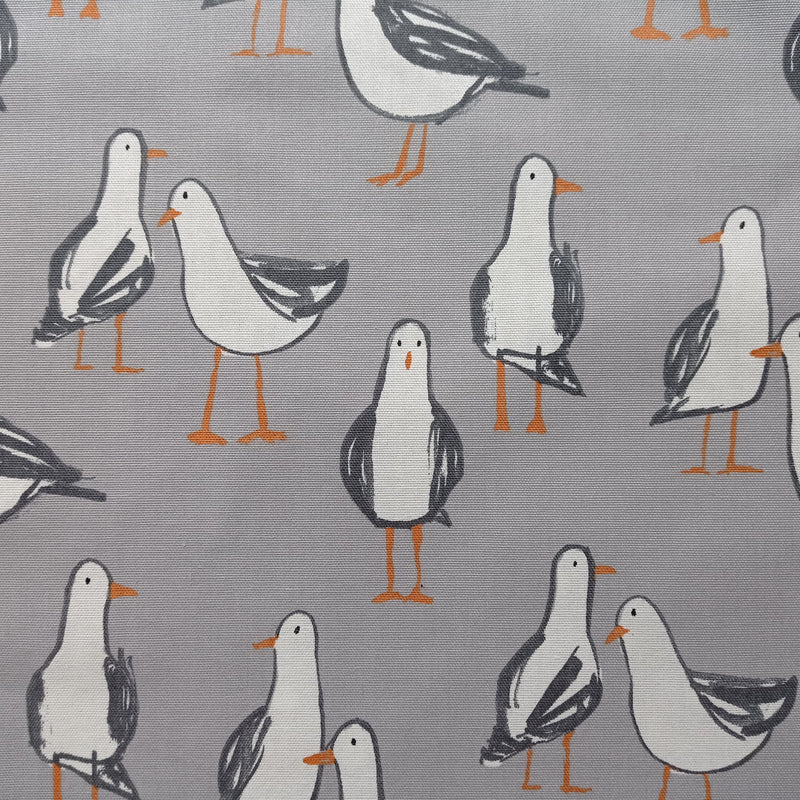 Laridae Seagull Grey 100% Cotton Fabric by Clarke and Clarke