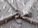 Laridae Seagull Grey 100% Cotton Fabric by Clarke and Clarke