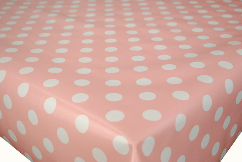 Pink Smartie Spot Vinyl Tablecloth