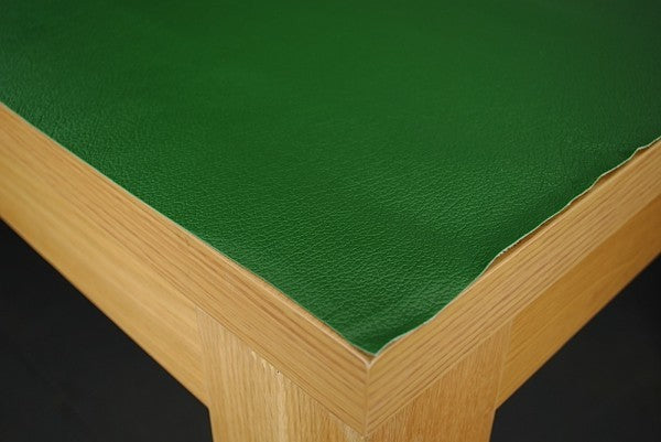 Vinyl / Faux Leather Fabric Green Textured finish 137cm wide