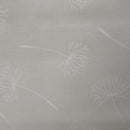 Megan Pearl Grey  Dandelion Vinyl Oilcloth Tablecloth