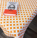 Alice Orange Geometric Vinyl Oilcloth Tablecloth
