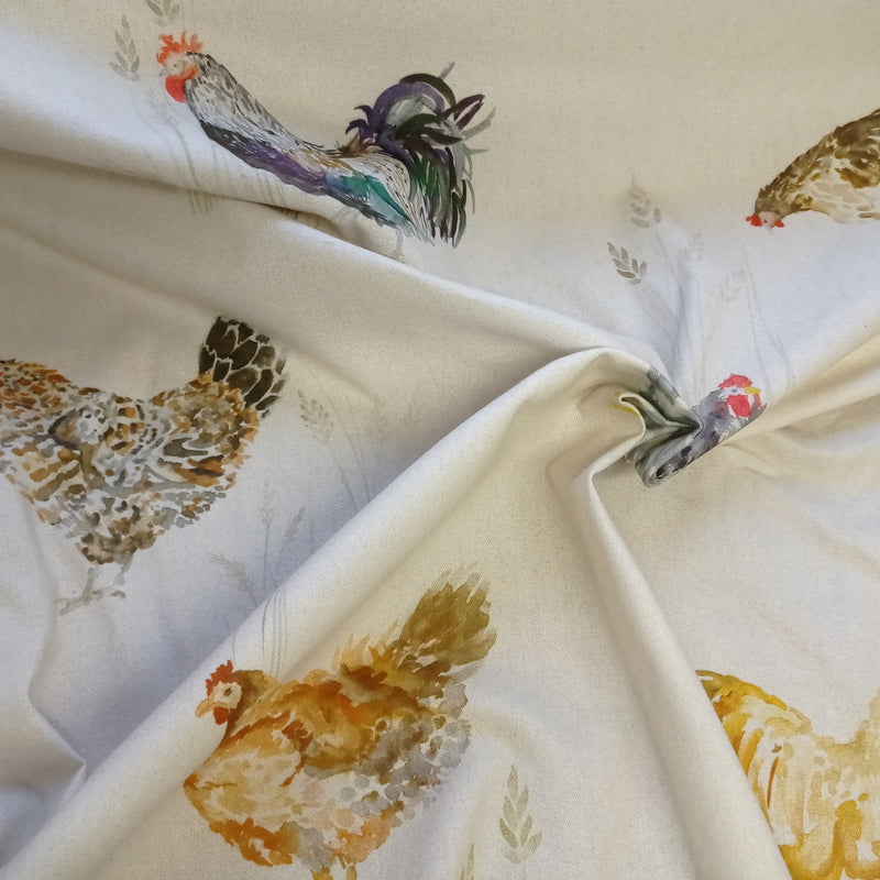 Chook Chook Chickens  Voyage 100% Cotton Fabric