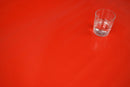 Round Wipe Clean Tablecloth Vinyl PVC 140cm Plain Red
