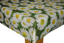 Big Daisy on Grass 153cm wide PVC Vinyl Tablecloth