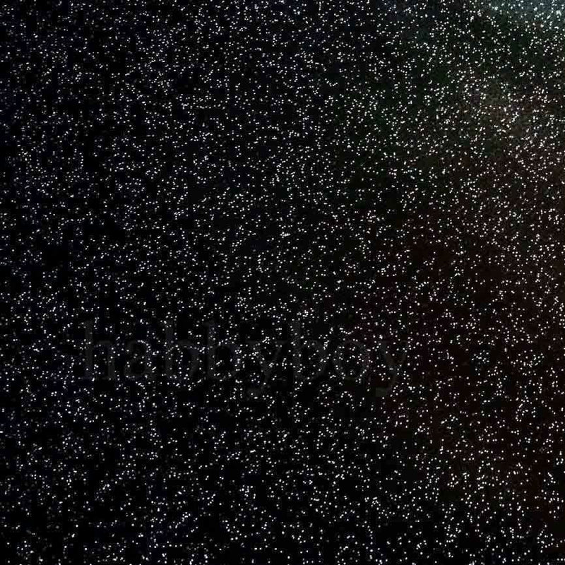 Black Glittery Glitter Vinyl Oilcloth Tablecloth
